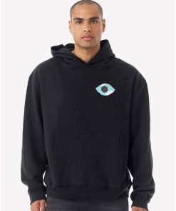 Alternative view of Tomorrow Needs You Eye Black Heavyweight Hoodie