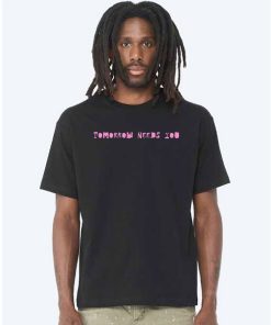 Alternative view of Tomorrow Needs You Text Black Tees