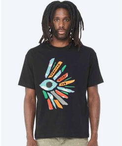 Tomorrow Needs You Sunburst Black Tees