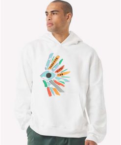 Tomorrow Needs You Sunburst White Heavyweight Hoodie
